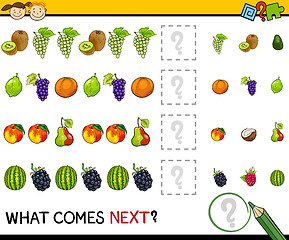 Image showing what comes next game cartoon