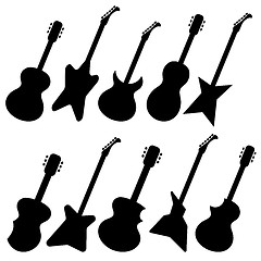 Image showing Guitars