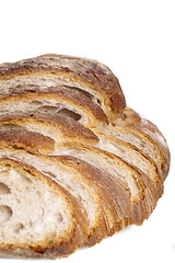 Image showing tasty fresh baked bread bun baguette natural food