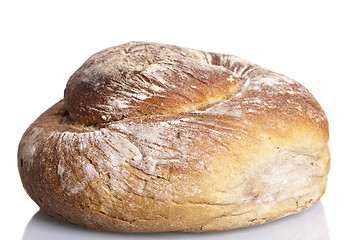 Image showing tasty fresh baked bread bun baguette natural food