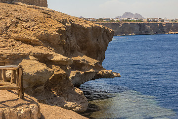 Image showing Red Sea coastal coral reef