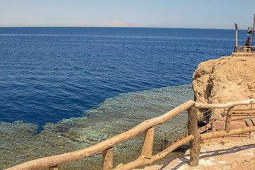 Image showing Red Sea coastal coral reef