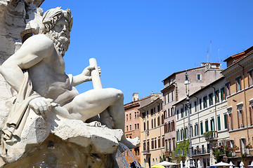 Image showing Piazza Navona in Rome, Italy