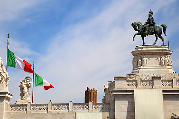 Image showing Vittorio Emanuele in Rome, Italy