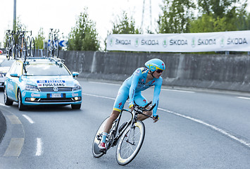 Image showing The Cyclist Jakob Fuglsang - Tour de France 2014