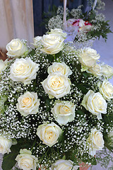 Image showing White Wedding Roses