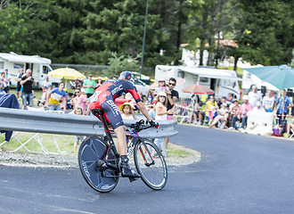 Image showing The Cyclist Peter Stetina - Tour de France 2014