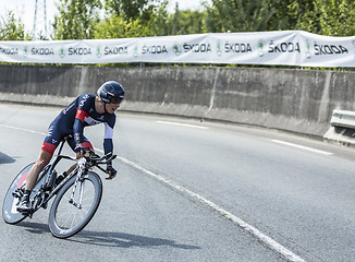 Image showing The Cyclist Marcel Wyss - Tour de France 2014