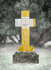 Image showing Gravestone in the cemetery - Rhode Island