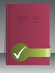 Image showing Simplistic book cover design with check mark