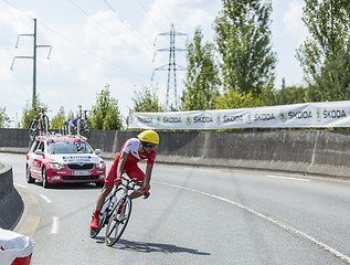 Image showing The Cyclist Mate Mardones - Tour de France 2014