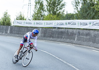 Image showing The Cyclist Peter Velits - Tour de France 2014