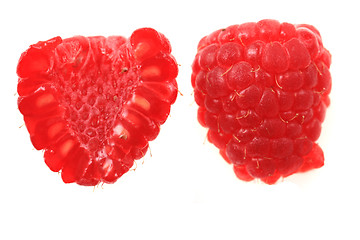 Image showing raspberry isolated