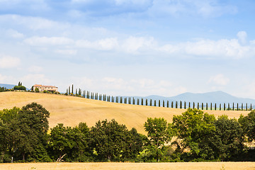Image showing Countryside in Tuscany