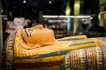 Image showing Egyptian sarcophagus