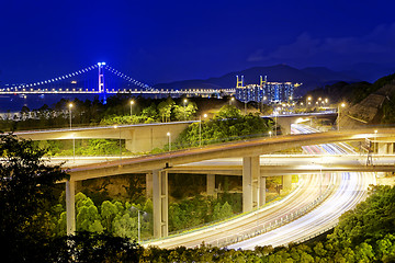 Image showing Highway traffic road