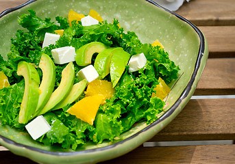 Image showing fresh avocado salad 