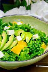 Image showing fresh avocado salad 