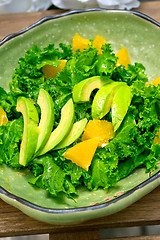 Image showing fresh avocado salad 