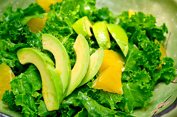 Image showing fresh avocado salad 