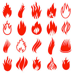 Image showing Fire Icons