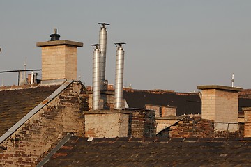 Image showing Roofs and chimneys