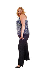 Image showing Plus size woman in jeans.