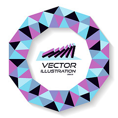 Image showing Vector illustration for design. 