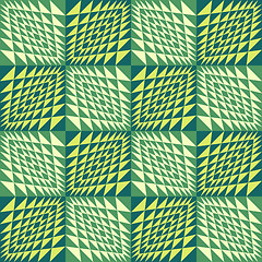 Image showing Abstract geometric background. Seamless wavy pattern.