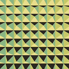 Image showing Abstract 3d geometric pattern. Polygonal background. 