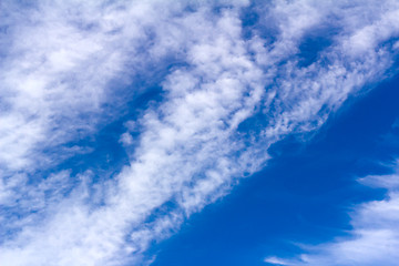 Image showing Blue sky and white fluffy clouds.