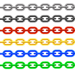 Image showing Colorful Chain