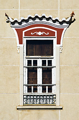 Image showing Decorated window