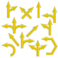 Image showing Yellow Arrows