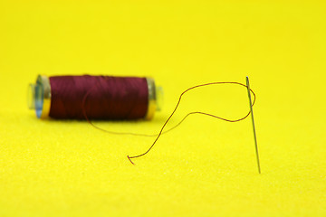 Image showing needle with string