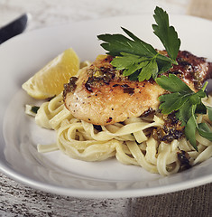 Image showing Chicken Fillet With Pasta