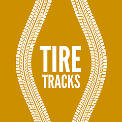 Image showing Tire tracks