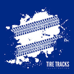 Image showing Tire tracks