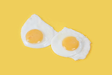 Image showing Fried eggs 