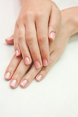 Image showing woman nails