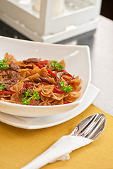 Image showing Farfalle