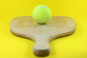 Image showing ball and racket