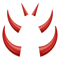 Image showing Red Horns