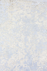 Image showing Grungy white concrete wall background