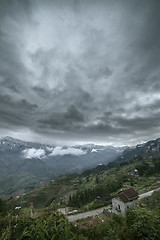 Image showing Rice field terraces. Sapa Vietnam