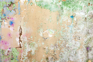 Image showing Grungy concrete old texture wall