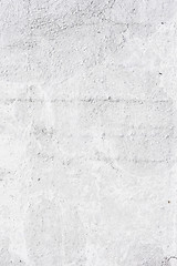 Image showing Grungy white concrete wall background