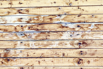 Image showing Vintage  white background wood wall.