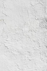 Image showing Grungy white concrete wall background