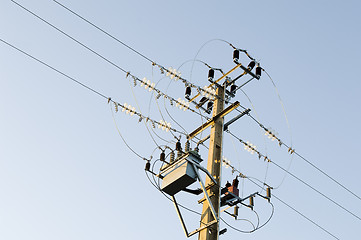 Image showing Electricity pole
